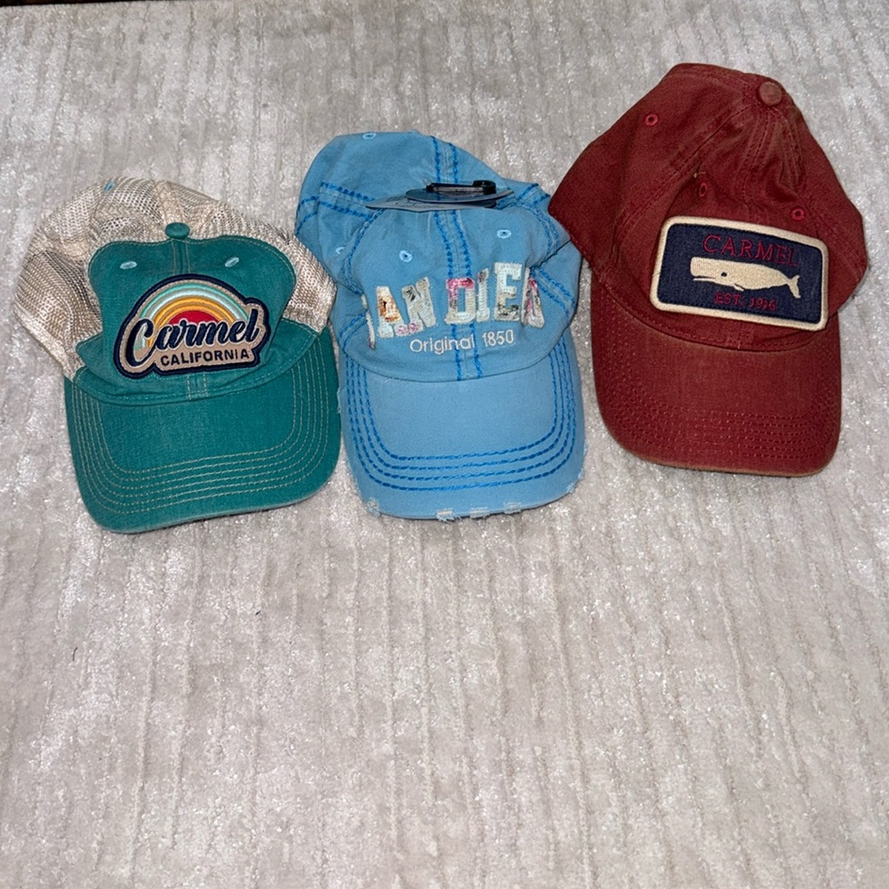 California Hats (All 3)